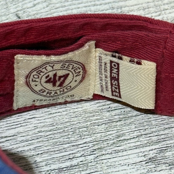 Texas Rangers Stitched Visor Hat MLB Baseball '47 One Size Genuine Merchandise - Picture 8 of 11